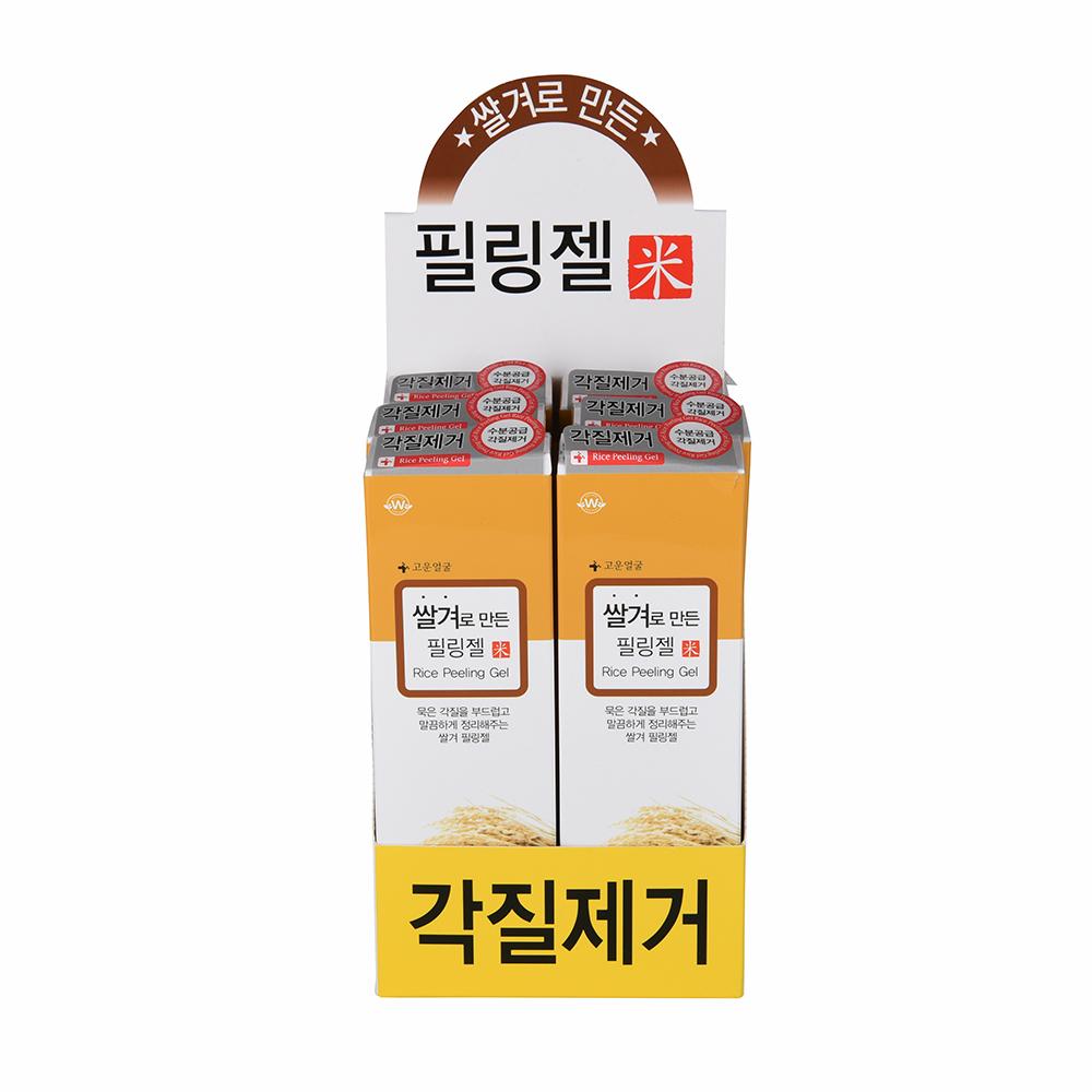Rice bran peeling gel