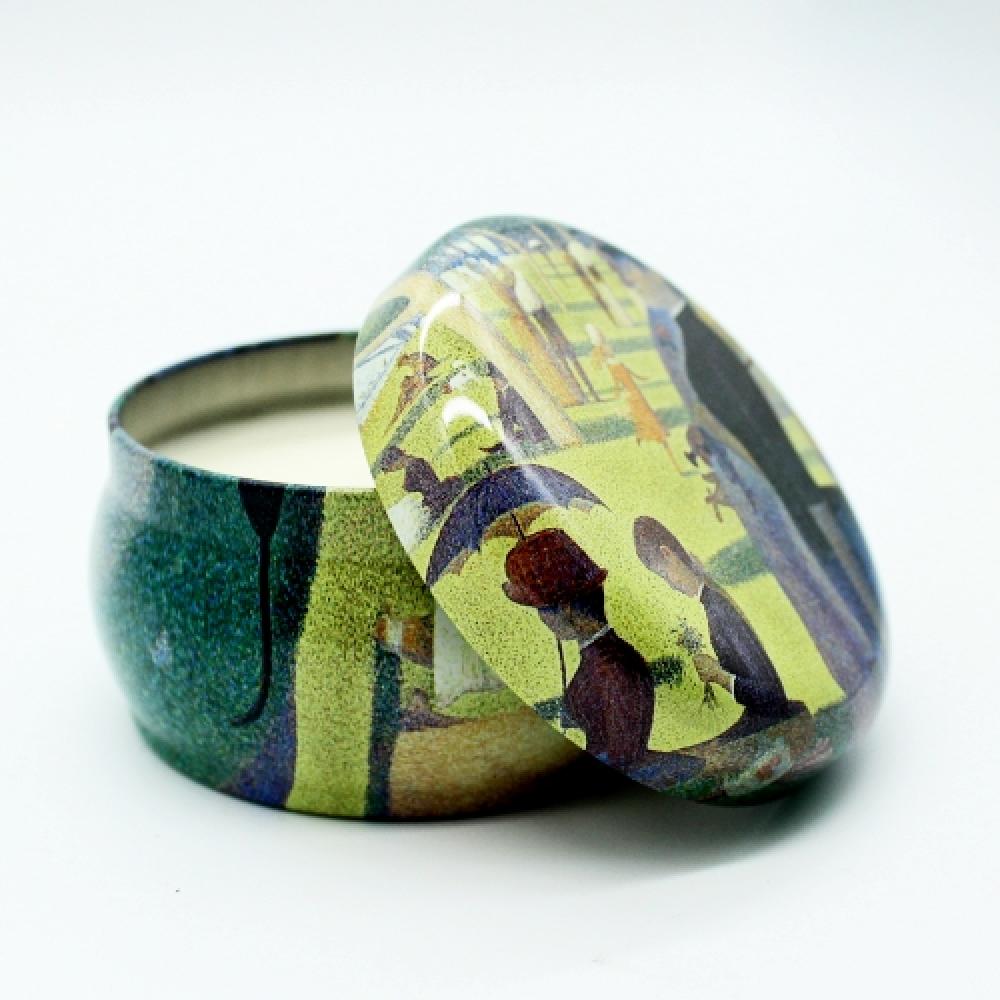 airla soy tin candle