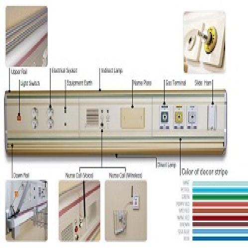 Bed Head Unit (with Rail System) | Bed Head Unit, Rail System, Medical Devices
