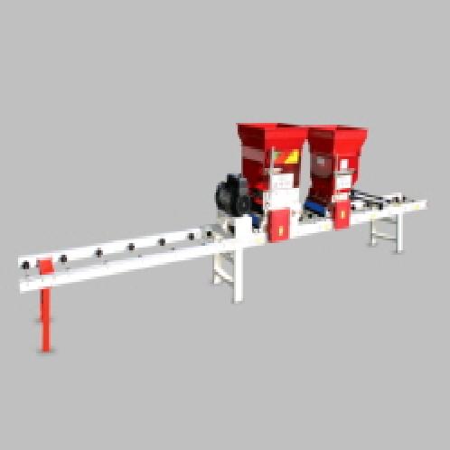 Scattering and soil bedding chain roller type sower for motor 
