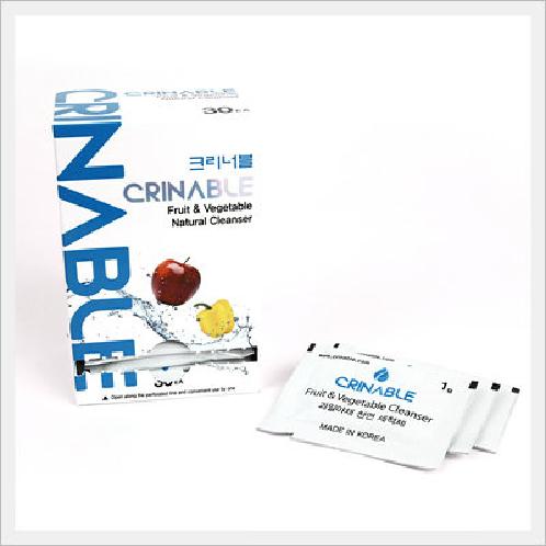CRINABLE - Fruit & Vegetable Natural Cleanser | natural cleanser,CRINABLE,natural cleaner and washer,CaO,calcium oxide,pesticide and wax desquamation,and germ removal