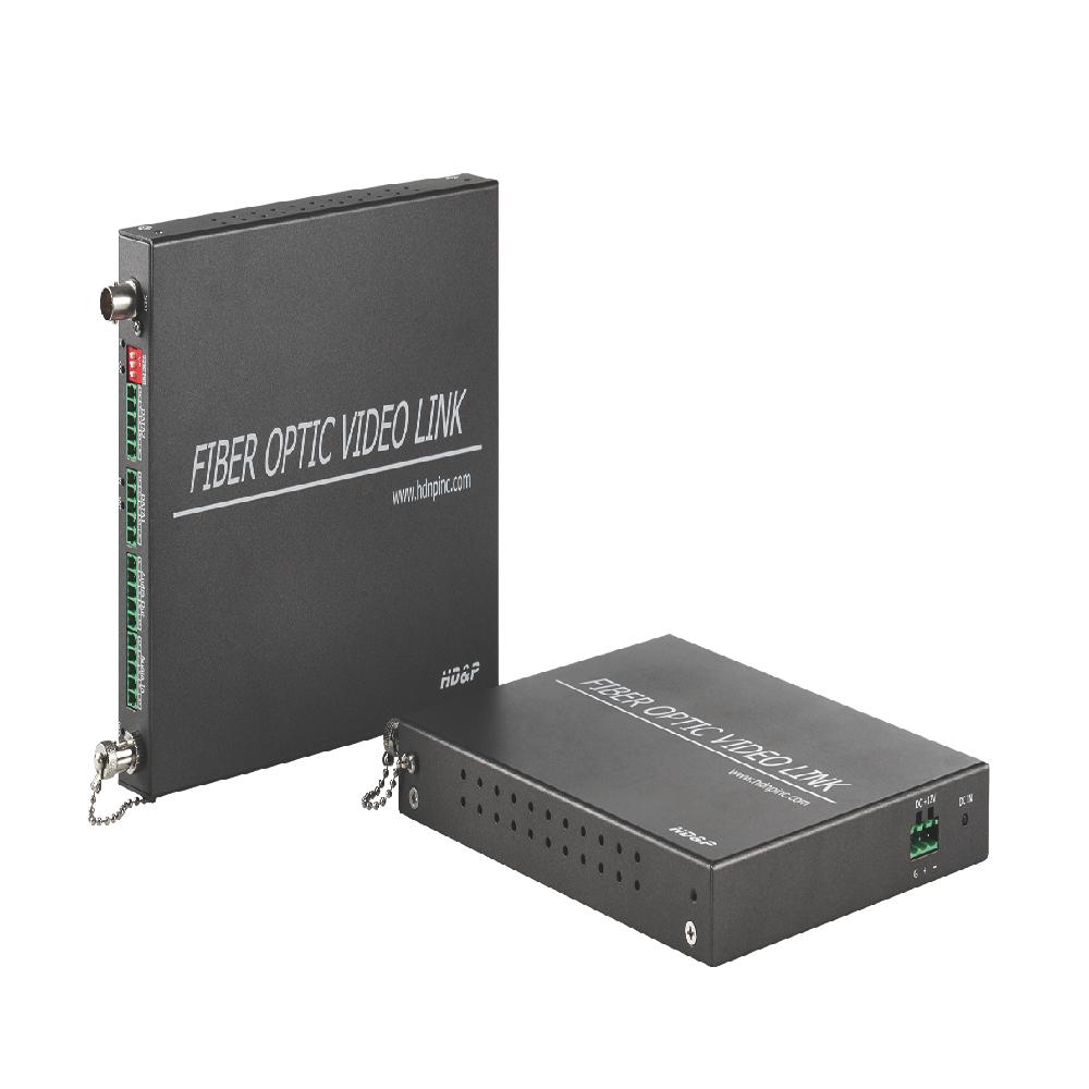 HD-SDI Fiber Optic Video+Data+Audio Link