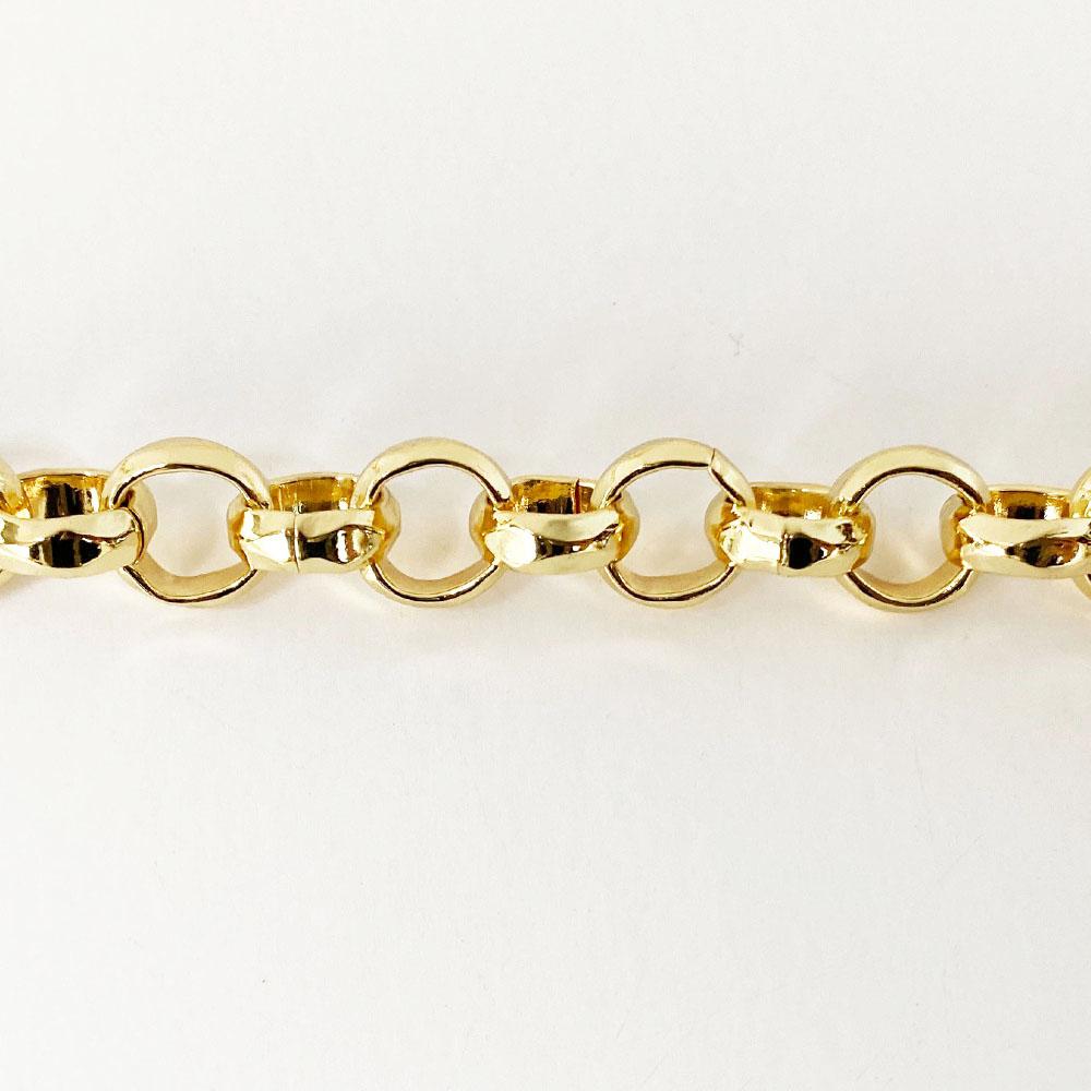 [Nonsan Chain] Hammered Rolo Chain