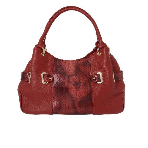 cowhide patternpoint shoulder bag