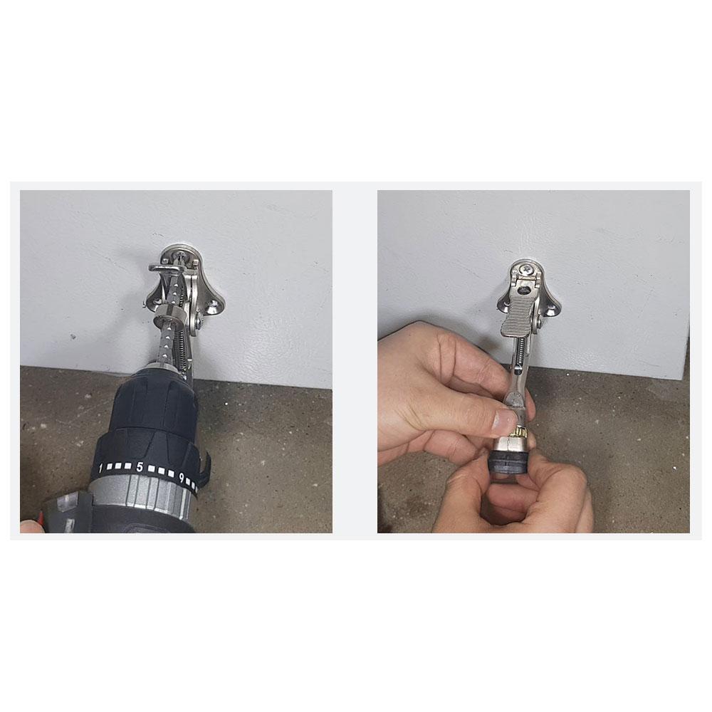 Door Stopper Pedal Kick Down One-Touch Semi-Automatic