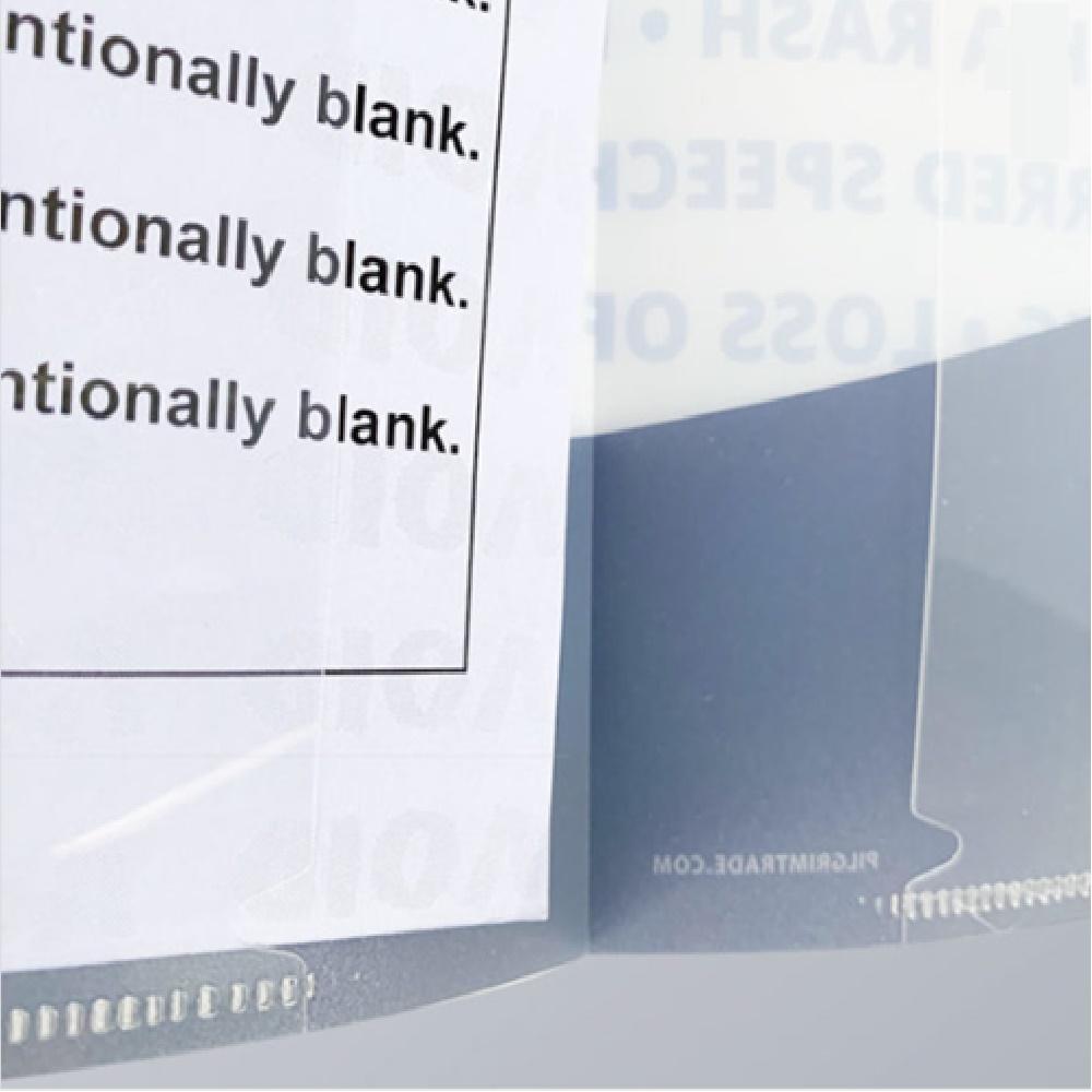 PILGRIMTRADE Discharge Folders Hospital 2 Pockets ER Medical Poly Document Folders 2 Pockets