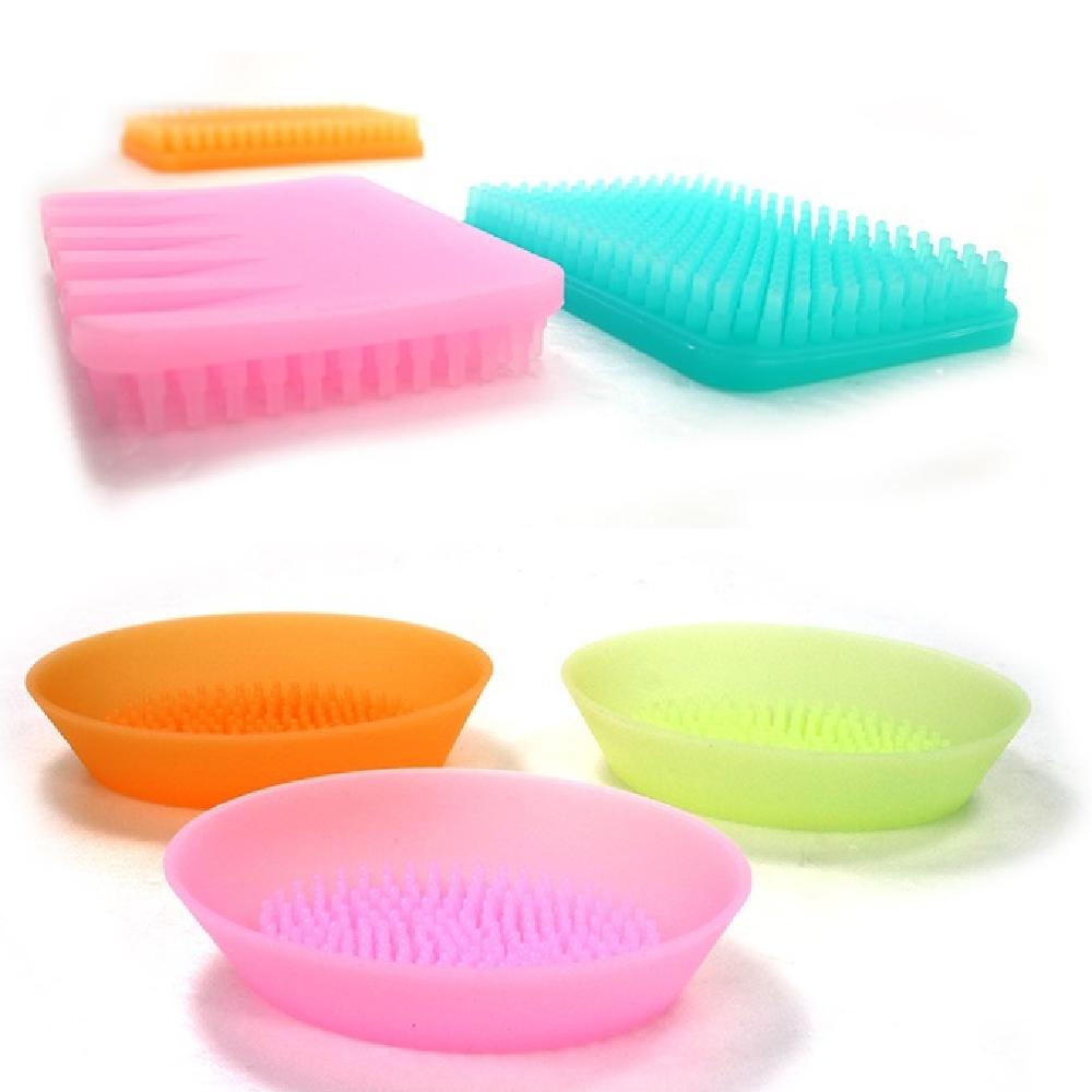 Silicone Soap Tray Brush