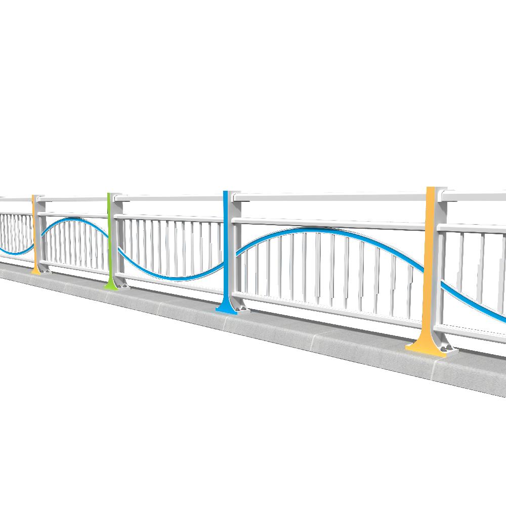 Aluminum bridge rail