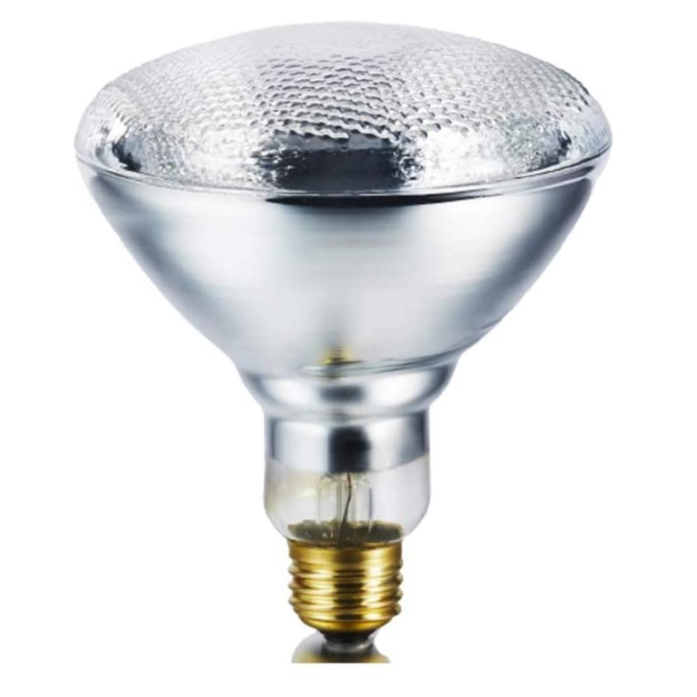 JK HEAT PLUS 175W PAR38 Clear Infrared Heat Bulb Hard Glass 10pcs 110-120V