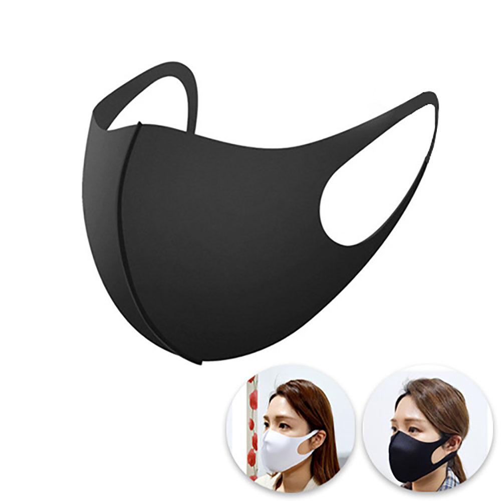 3D FACE MASK black　large