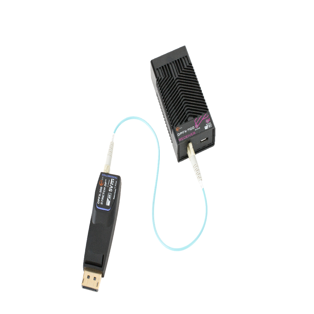 DisplayPort 1.2 One Fiber Optic Extender, DPFX-700-TR