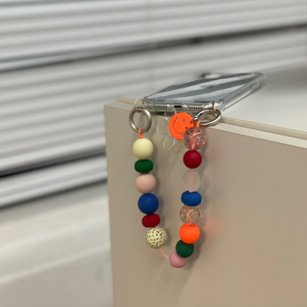 [ARNO Beads] Colorful Smile - Detachable Beads Wrist Strap