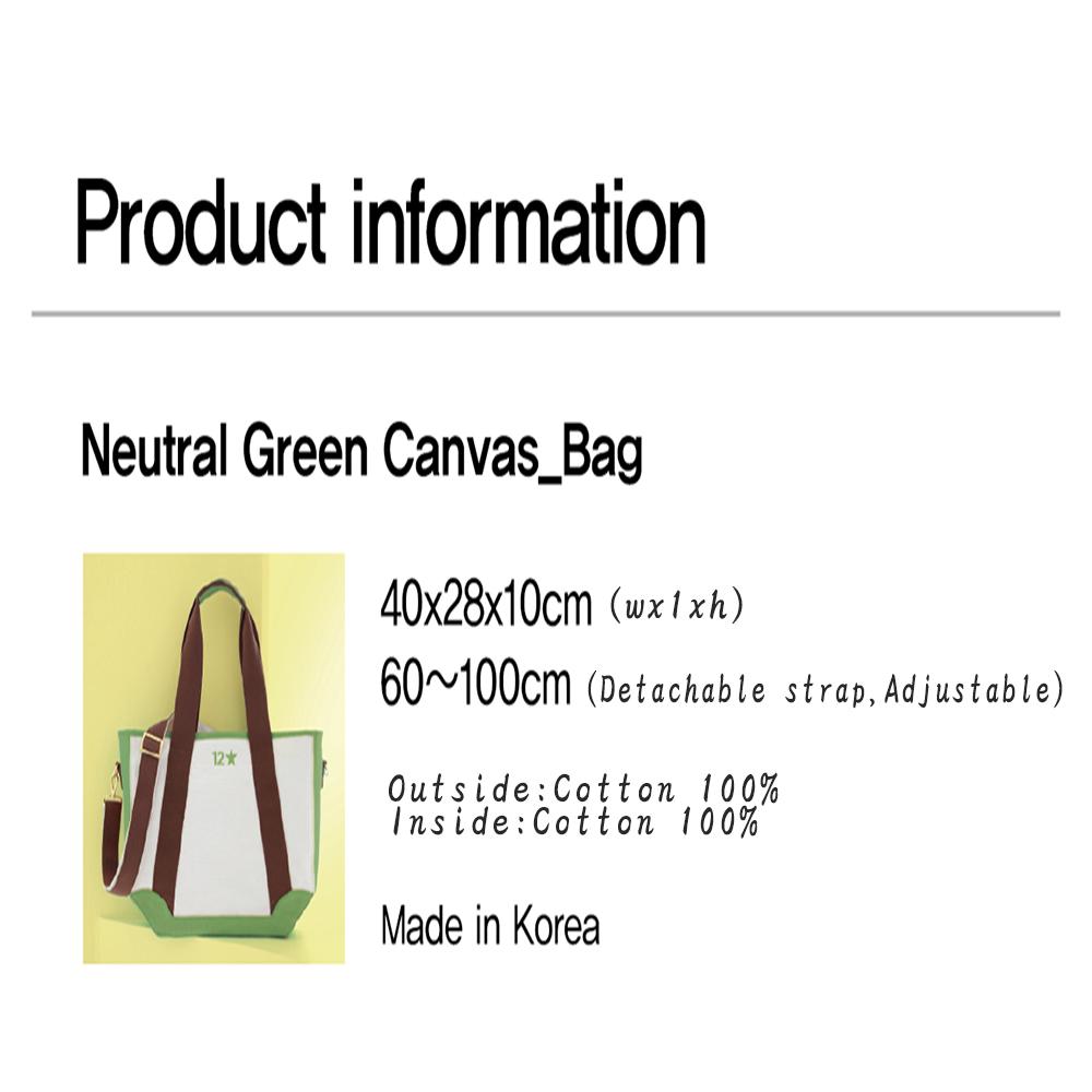 Neutral Green Canvas_Bag