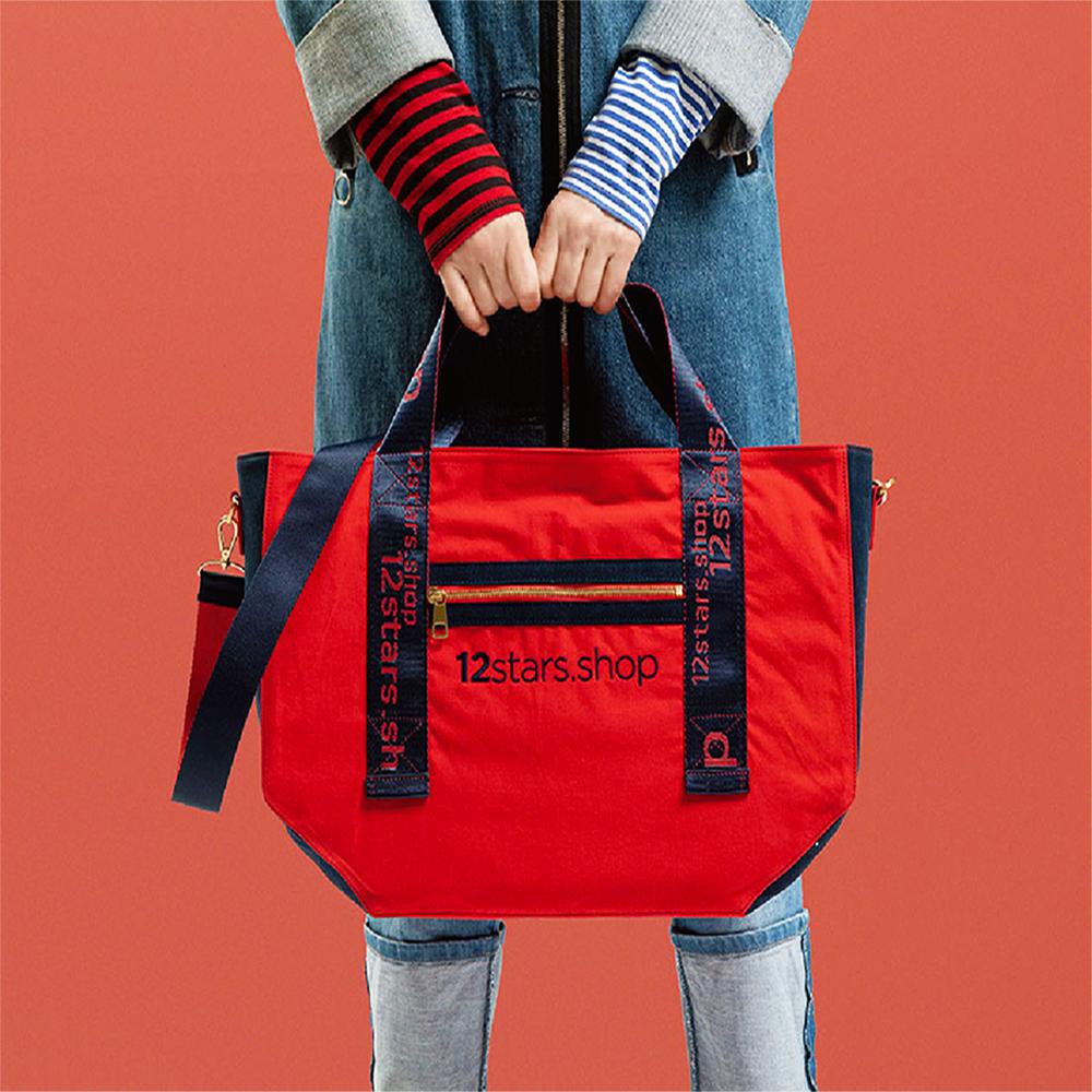 RedLogoHandle Canvas Bag