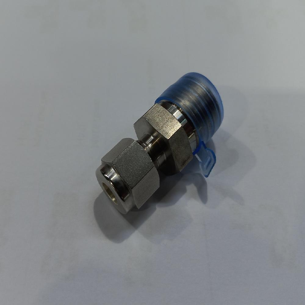 MALE CONNECTOR -  INCH SIZE,  MALE NPT : TUBE FITTINGS (LOK-FITTINGS)