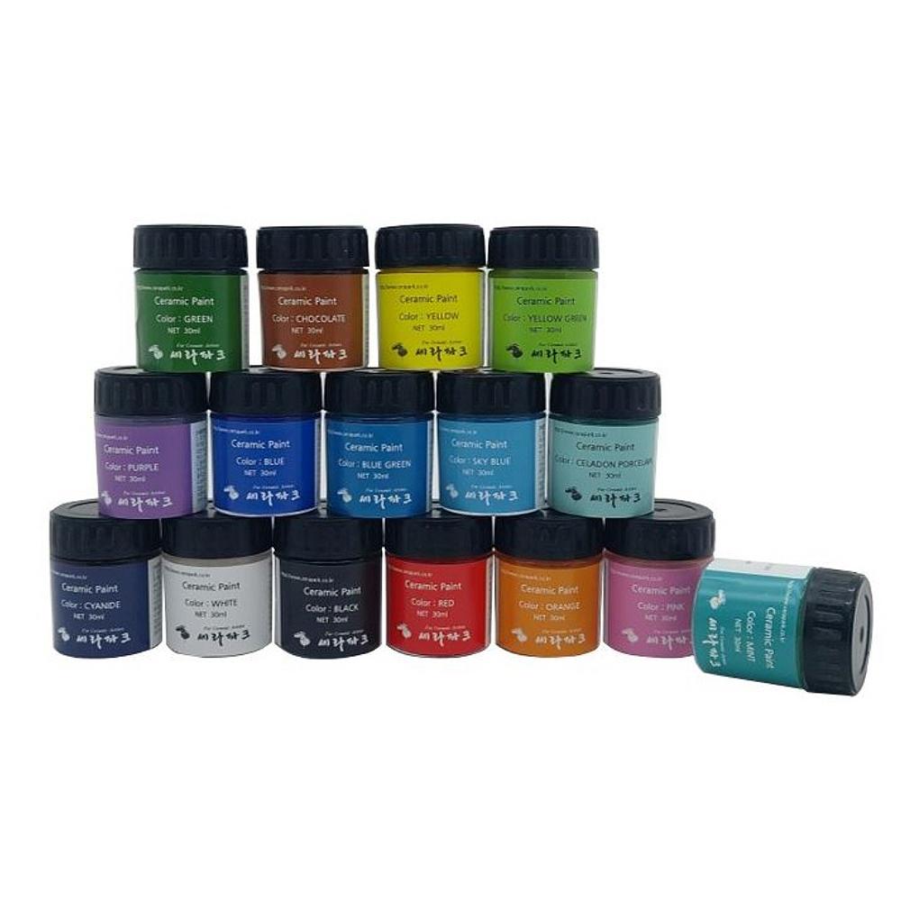 Ceramic Paints 16Color Set