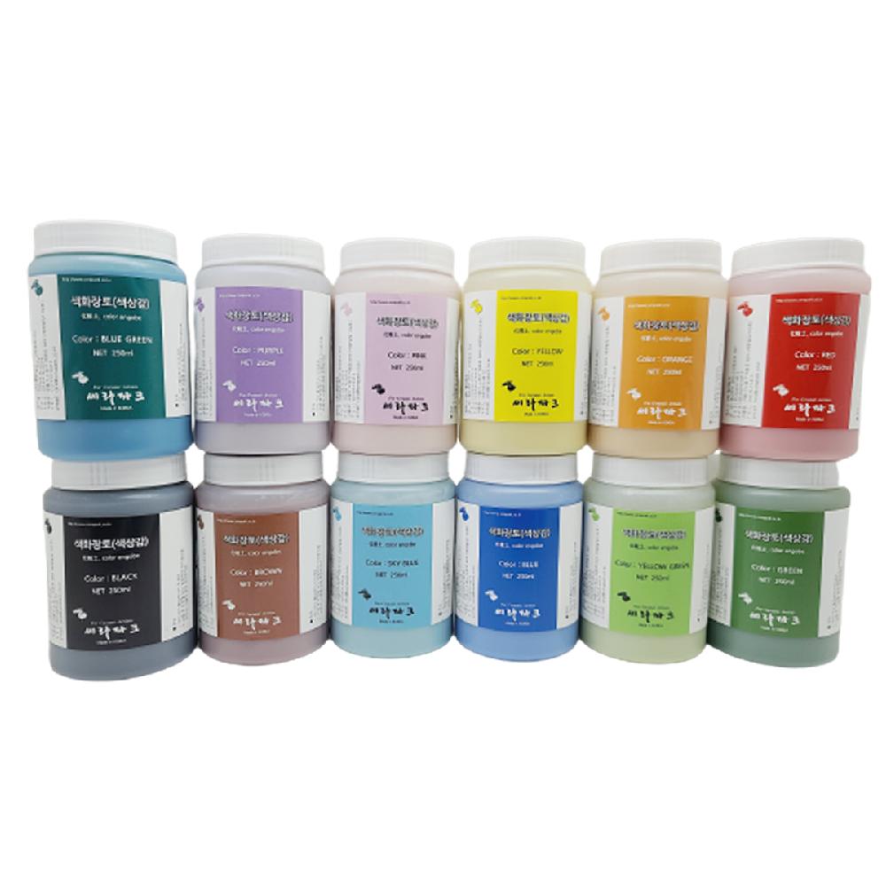 COLOR ENGOBE 12 Color Set (250ml)