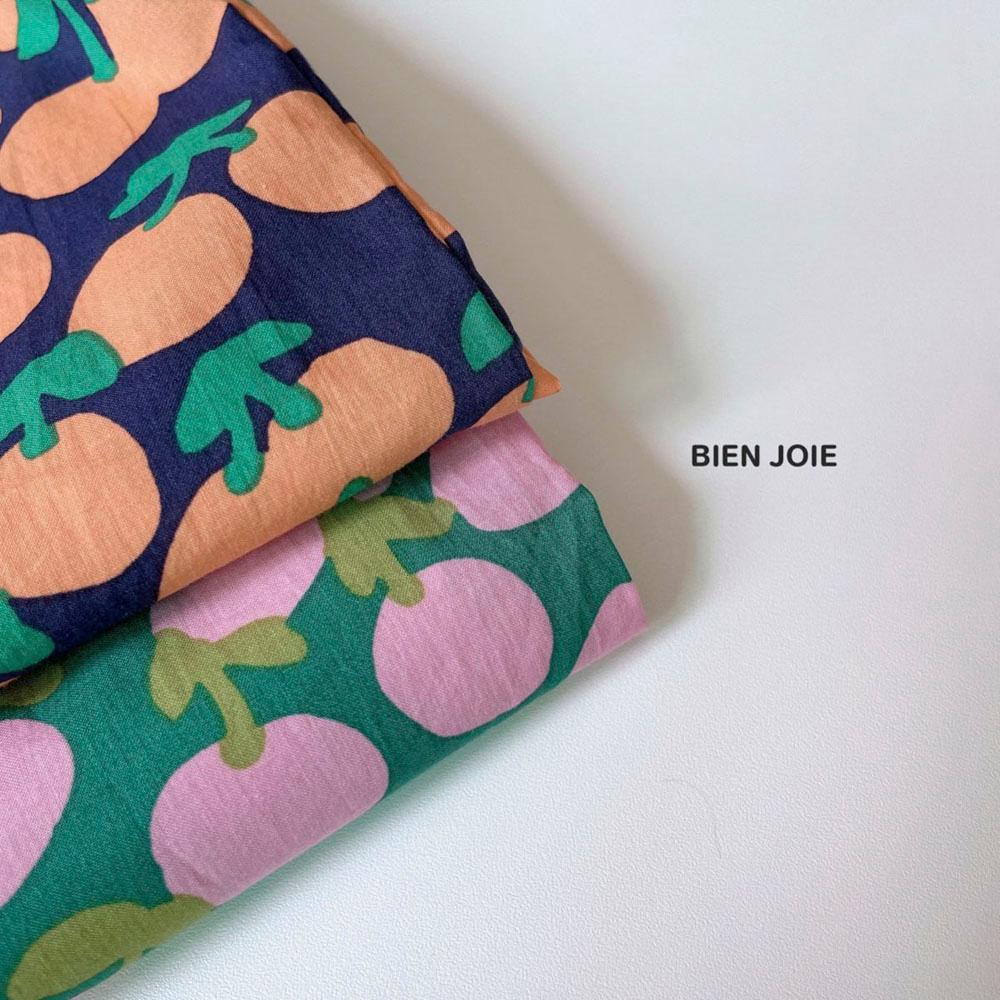 Fruit pattern long dress, Children's clothes, cotton