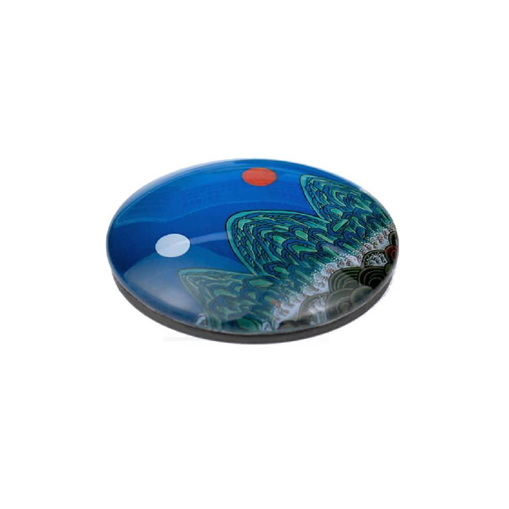 Korean Folk Art Crystal Magnet paperweight for refrigerator, whiteboard, home, office, gift