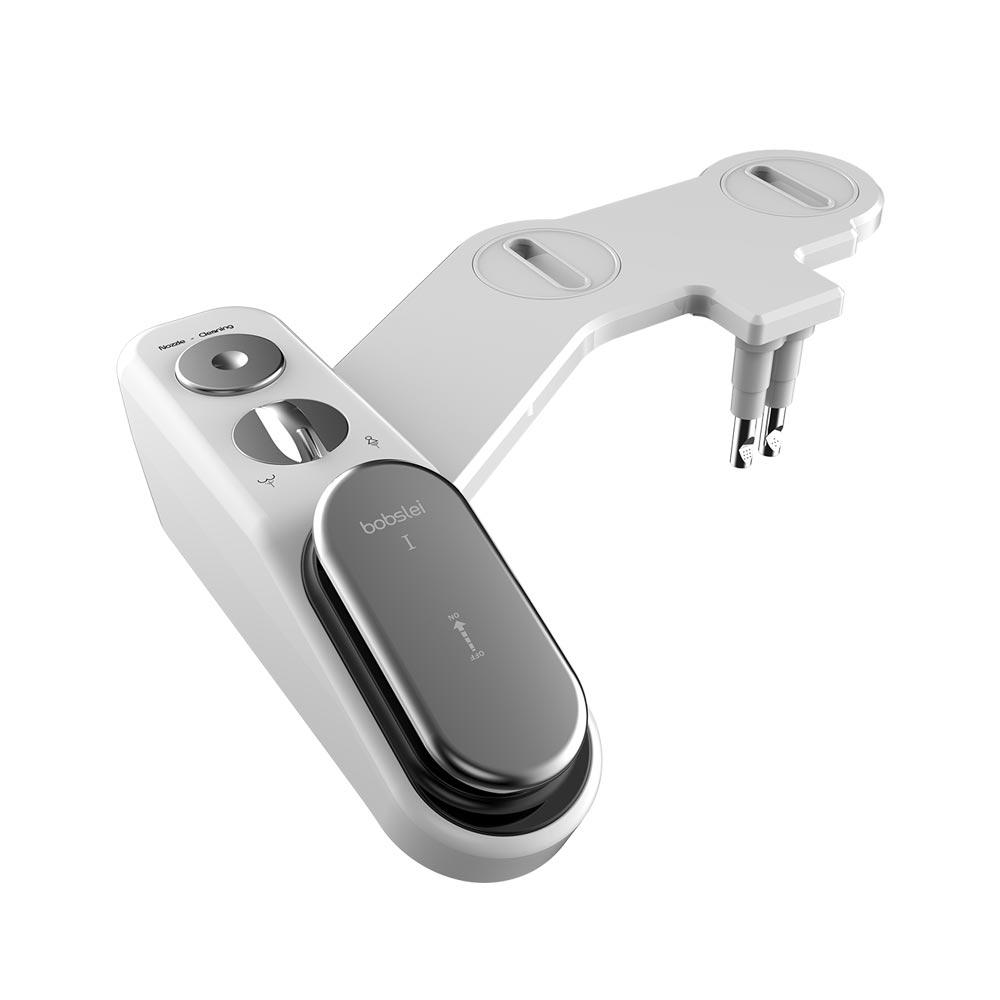 Bobslei Non-Electric Bidet II Chrome Nozzle / Hot & Cold Water