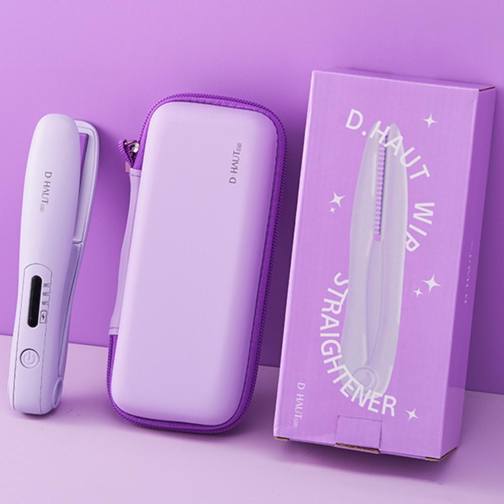 Lovely Purple Mini Wireless Hair Iron