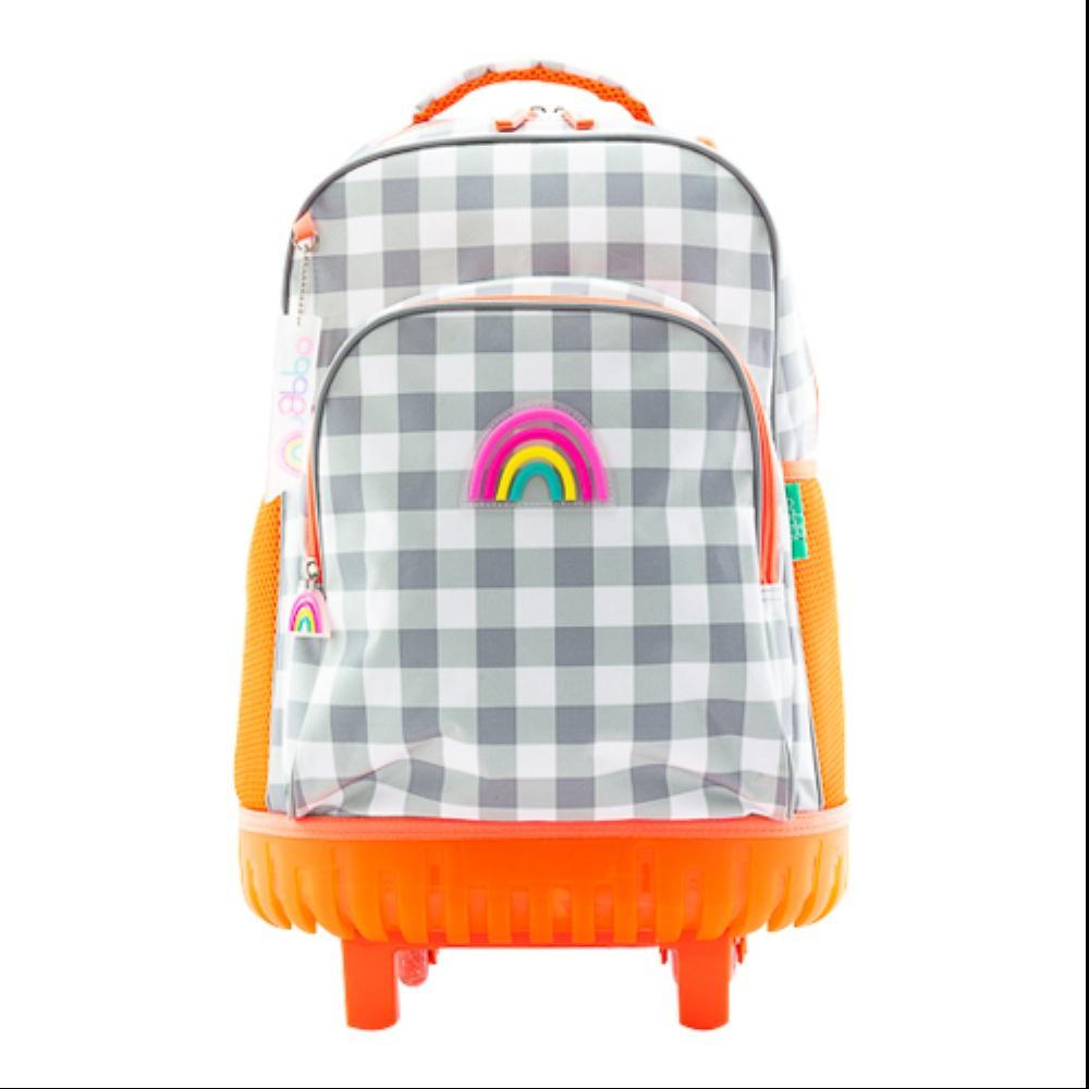 oddbi Happy Check LED Trolley Bag-yellow