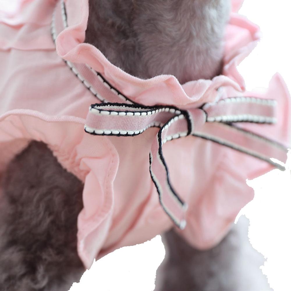 Tint Frill blouses (Pink / L size)