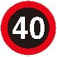 full image Illuminant Road Traffic Sign Board - 40