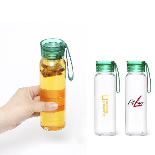 New Bio Ecozen Plastic Water Bottle with handle lid OEM made in Korea - 300ml