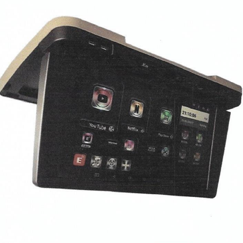 Roof Mount  Motorized monitor with Headrest dual monitor