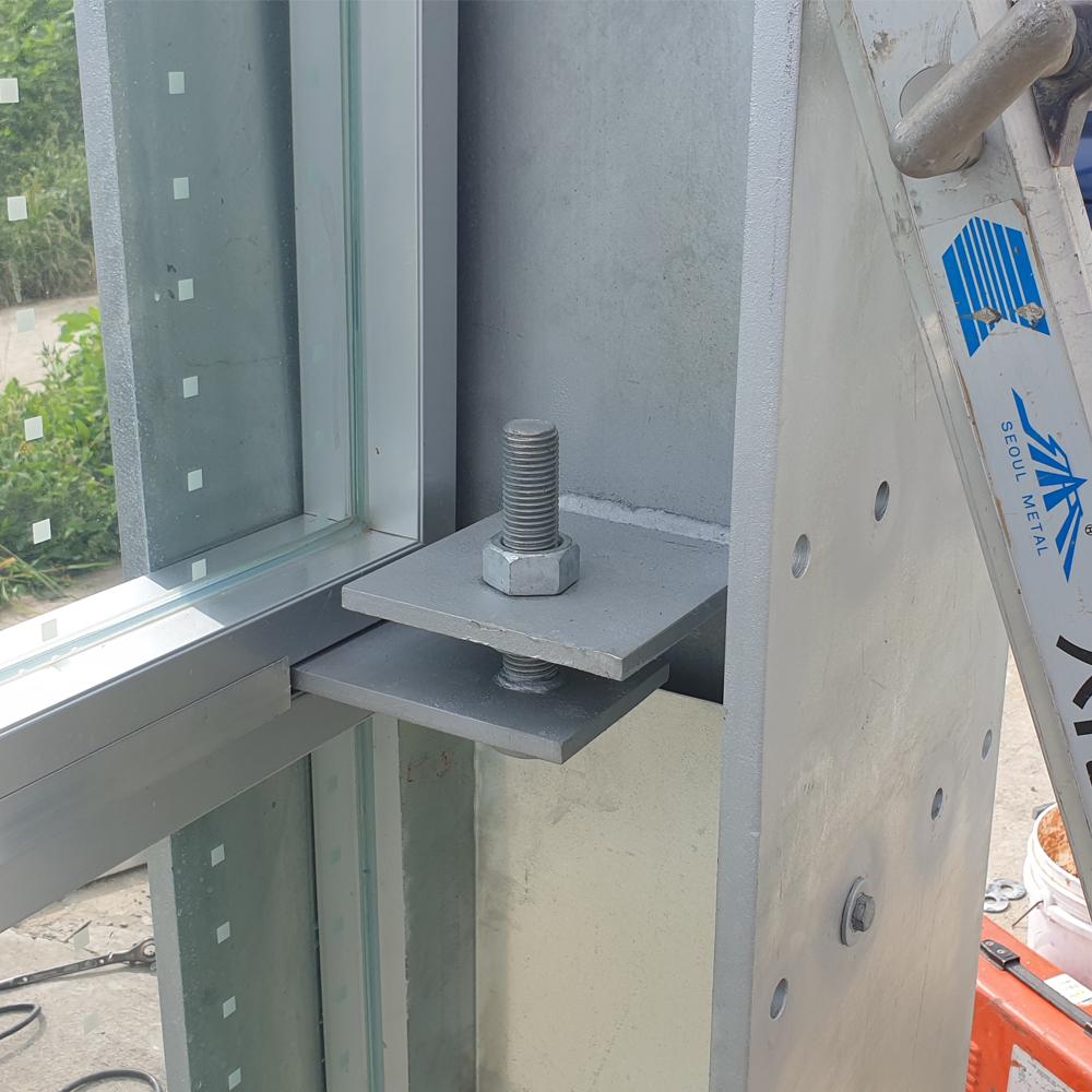 Load reduction noise barrier post(H-beam) panel