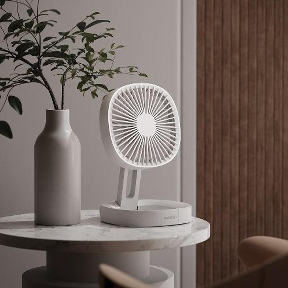 COOLEAN Cordless Mini Folding Desk Fan CL-007