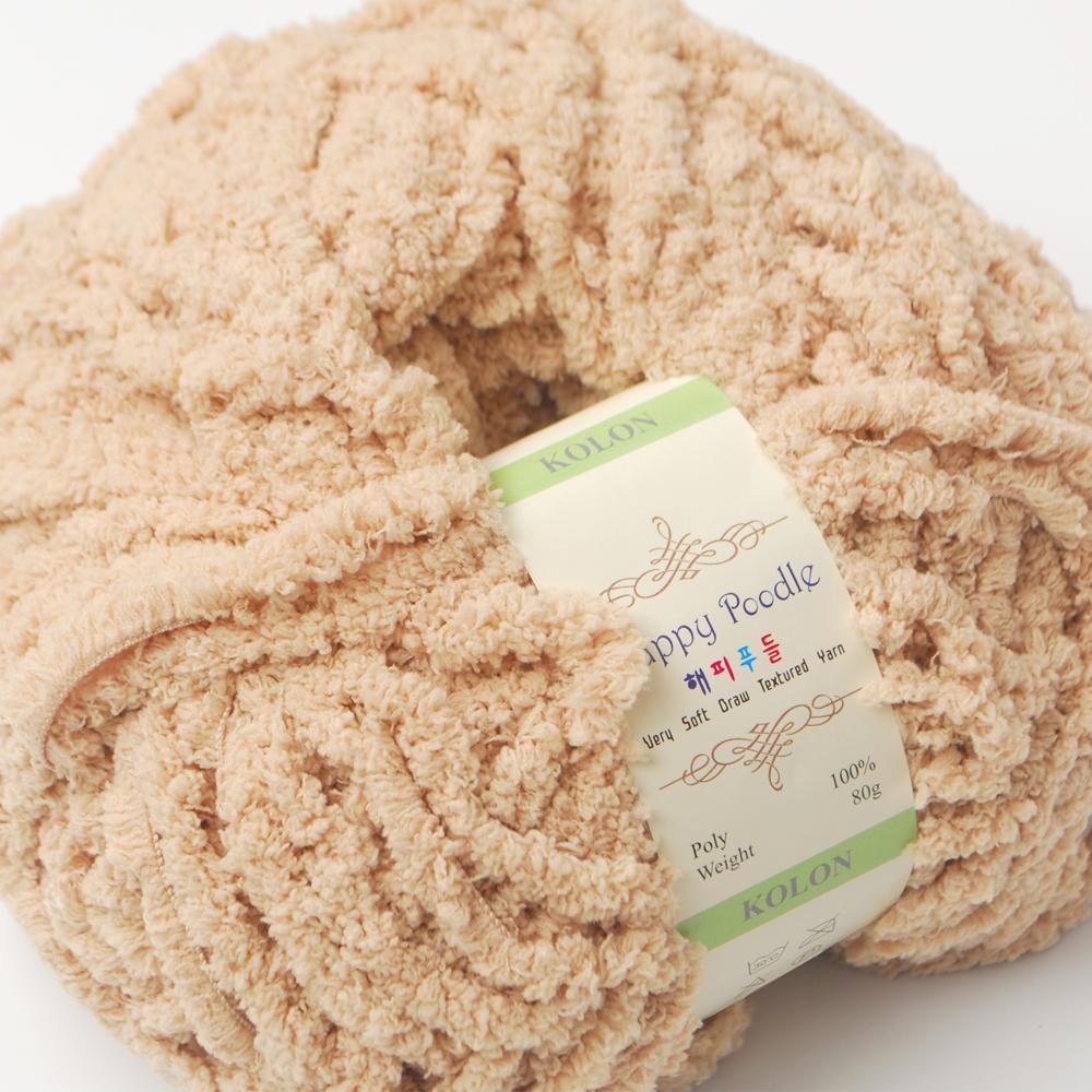 [Misoknit] Happy Poodle, Soft and Luxurious Knitting Yarn Set, Various Color, Easy Care Knit Yarn