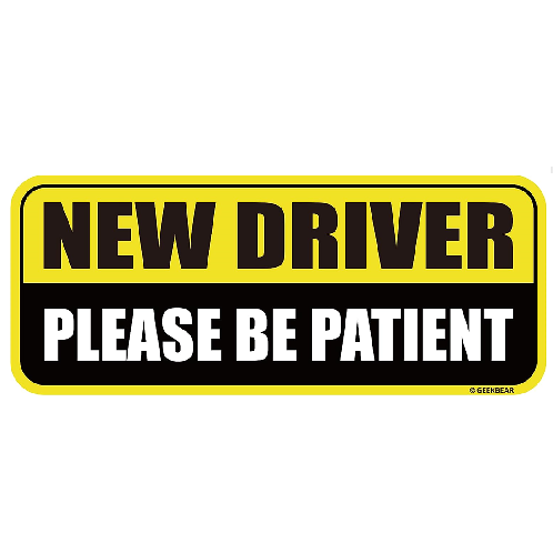 New Driver Magnet(Yellow/Black)