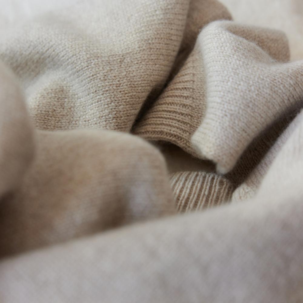 Wool blend ribbed slim fit pullover