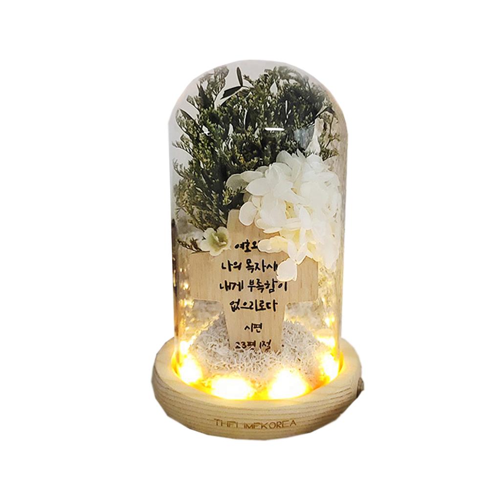 LED horse imprinted cross flower mood lamp interlayer accessories