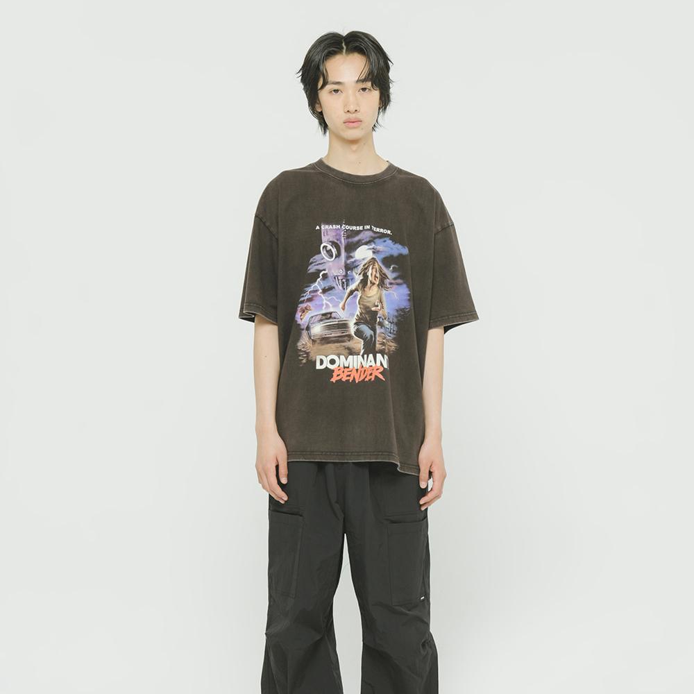 VINTAGE WASHING BENDER T-shirts BLACK