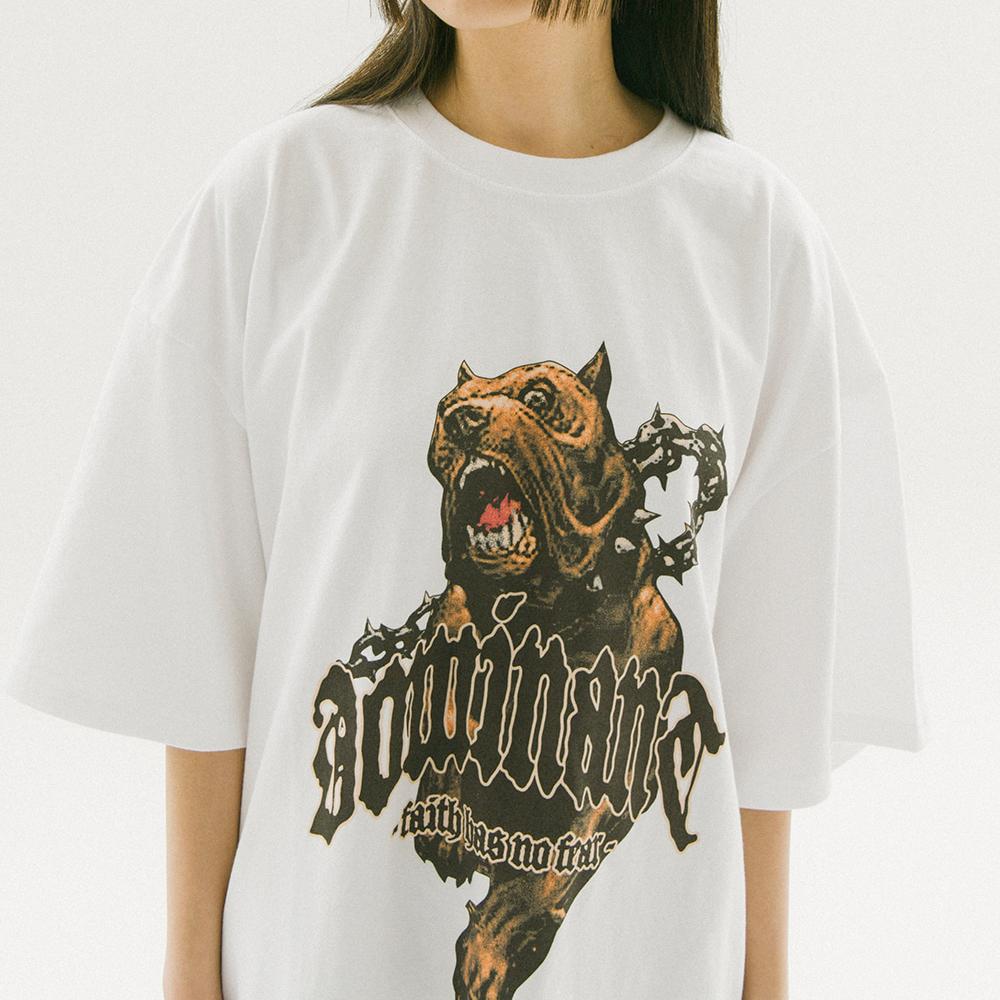 BULLDOG T-shirts WHITE