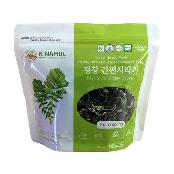 Pyeongchang Dried Easy Cook Radish Leaves 2.82oz. 간편시래기 Korean Dried Siraegi Namul, Dried Vegetables