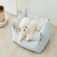 detail image1 MOONGMING Bumper Cushion for Pets, Cotton Linen, Safety Test Completed, Comfortable Cushion for Dogs