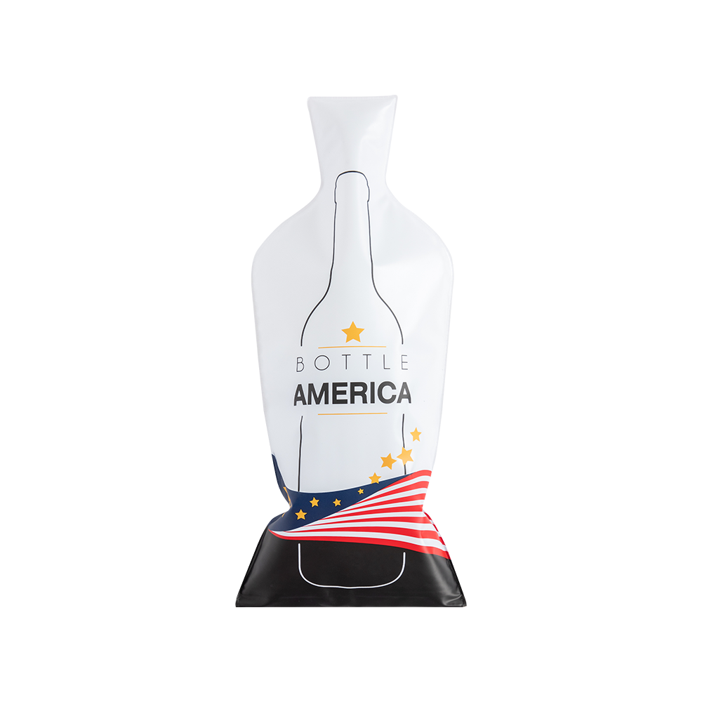Bottle America Multicolor (1set 3pcs) | Reusable Wine Travel Protector Sleeves for Glass Bottles