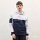 detail image1 [CUSTOMUS] ﻿Half color scheme henley neckline hood sweat-shirt CTS23SKHT250