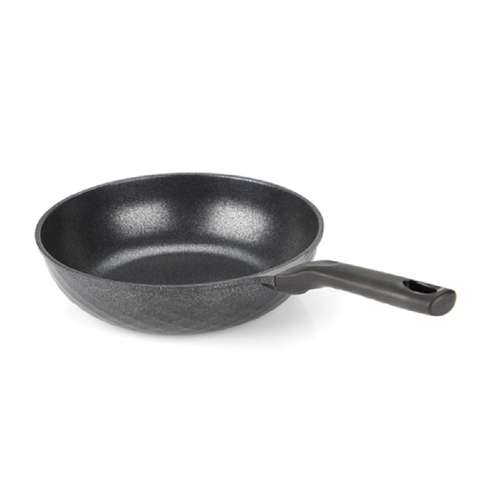 COTE SILVER - Nonstick Coating Flat Bottom Wok Pan, Induction Compatible (11 Inch)