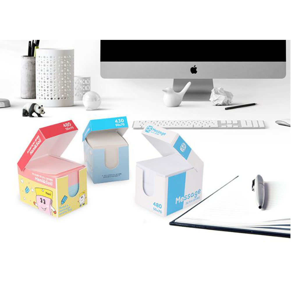 Minibox Sticky Notes-3 colors for Office, Home, and School Use