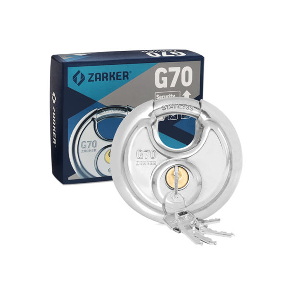 Stainless Steel Discus Padlock G70