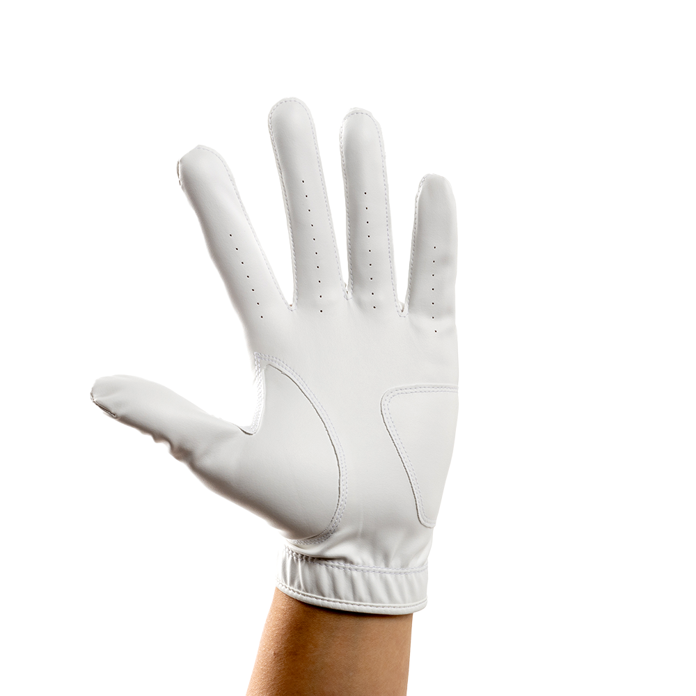 GLFR Premium Synthetic Leather Golf Glove – Superior Durability & Grip, White