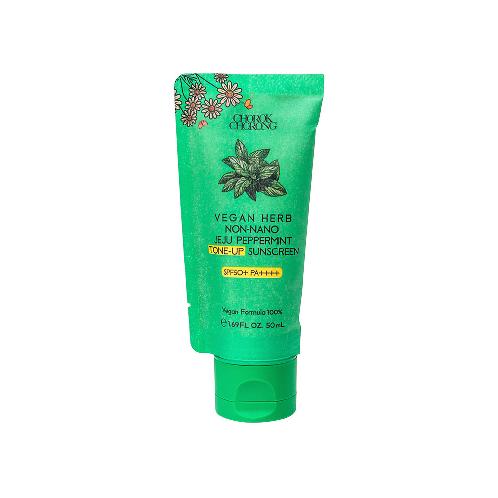 CHOROK CHORONG VEGAN HERB NON-NANO JEJU PEPPERMINT TONE-UP SUNSCREEN(SPF50+ PA++++)
