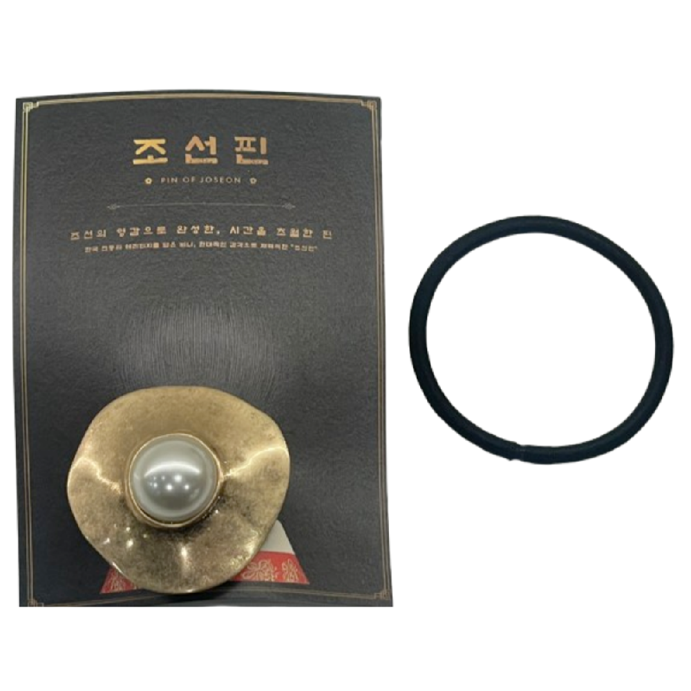 Pin of Joseon Gold Flower Pearl
